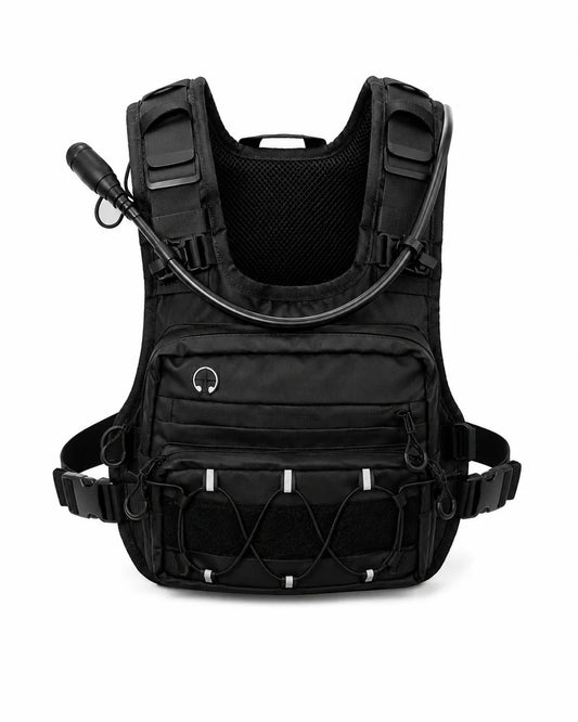 Tactical Hydration Vest - Black