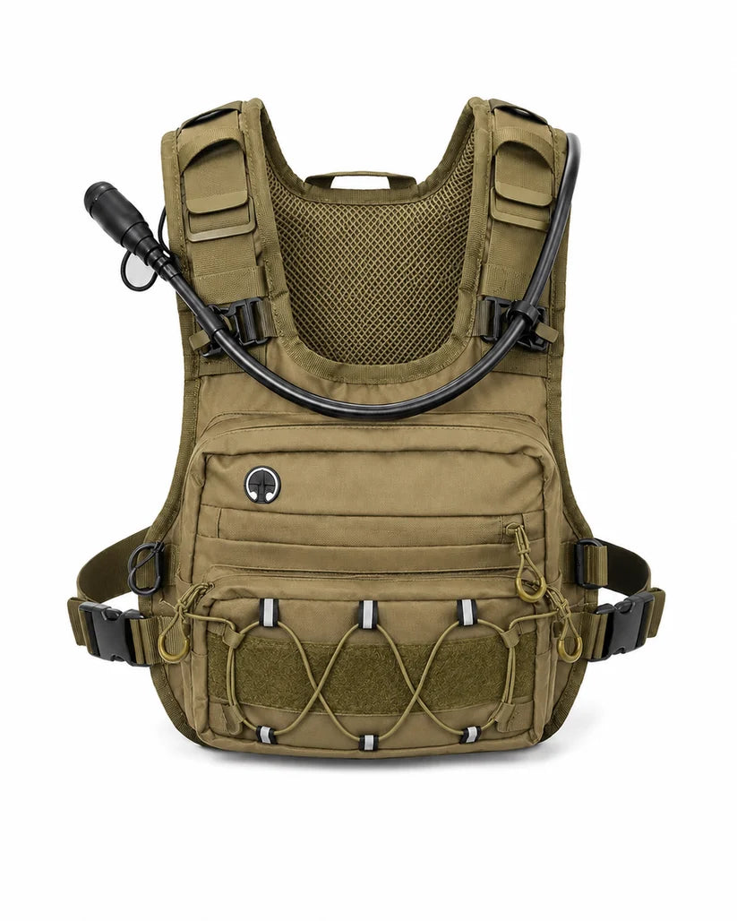 Tactical Hydration Vest - Coyote Brown